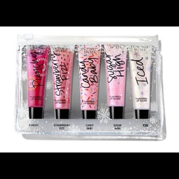 Victoria's Secret Other - Vs pink holiday flavored lip gloss set Victoria's Secret Other - Vs pink holiday flavored lip gloss set